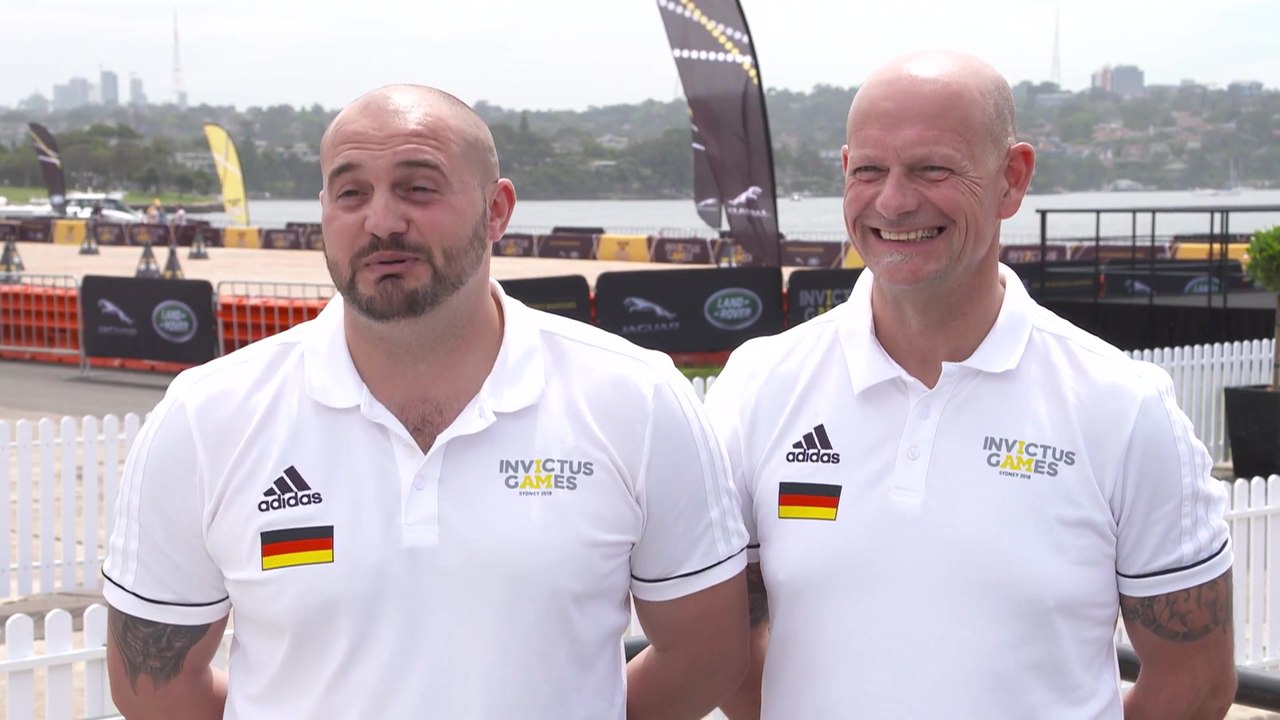 Invictus Games Sydney 2018 - Kevan Falley & Emanuel Vostinar, German Team