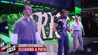 Security guards get wrecked WWE Top 10, Oct. 20, 2018