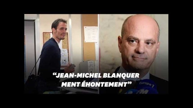 Un professeur dénonce l'inaction de Jean-Michel Blanquer contre les violences à l'école