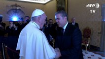 Papa invita a Duque a unir a los colombianos y superar división