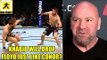 Khabib dropped Conor McGregor and he can drop Floyd too if he lands on him,Dana White on Nate