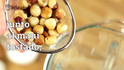 Batido de plátano y maní energético