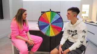 MYSTERY Wheel CHAPSTICK Challenge w/BOYFRIEND!! (1 Spin = 1 Kiss)