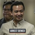 Trillanes scores victory, court junks arrest warrant