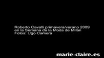 Desfile Roberto Cavalli primavera/verano 2009 en la Semana de la Moda de Milán