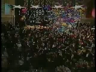 New Years Eve at Times Square - 1989 - 1990!!