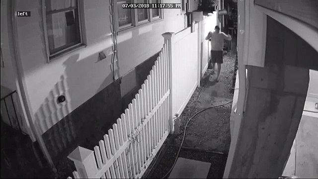 Il piège son allée pour arroser les personnes qui pissent sur sa propriété