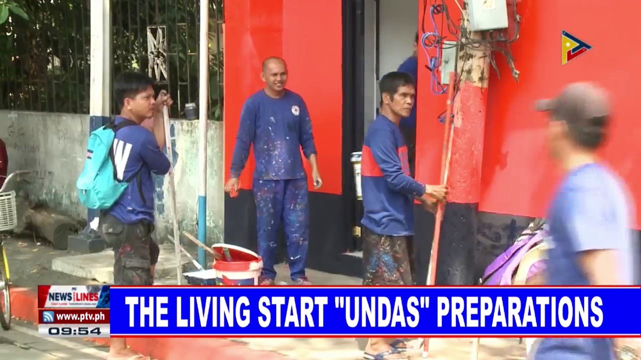 The living start Undas preparations