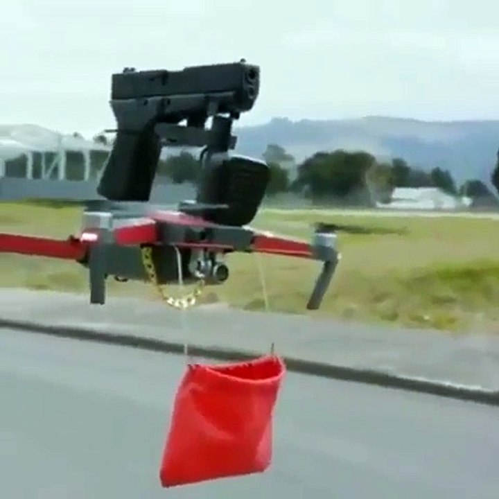 When Drones start a robbing business!