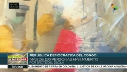 Fallecen más de 150 por brote de ébola en el Congo