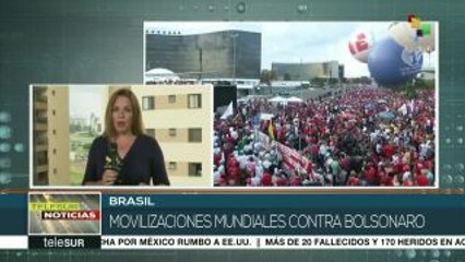 Download Video: Brasileños marchan en repudio al candidato derechista Jair Bolsonaro