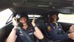 Daniel Ricciardo y Max Verstappen llevan al límite el Aston Martin DB11 Volante en Austin