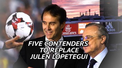 5 contenders to replace Lopetegui at Real Madrid