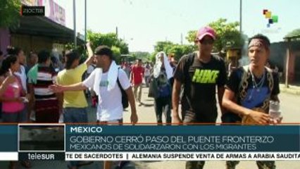 Migrantes centroamericanos marchan por México hacia EE.UU.
