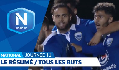 Le résumé de la 11e journée : tous les buts I National FFF 2018 2019