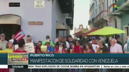 Rechazan puertorriqueños injerencismo de EE.UU. en Venezuela