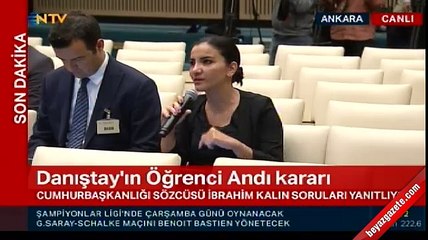 İbrahim Kalın'dan af açıklaması