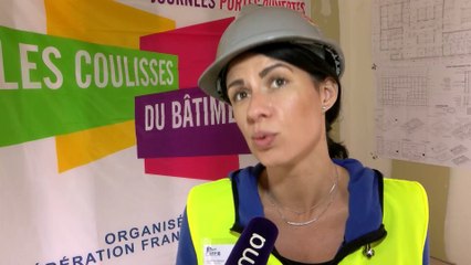 Ludivine Benoit explique les Coulisses du Bâtiment.