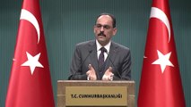 Kalın: 'Türkiye, Doğu Akdeniz'deki uluslararası hukuktan doğan haklarından hiç bir zaman vazgeçmeyecek' - ANKARA