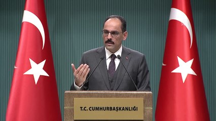 Kalın - 29 Ekim resepsiyonu ve Danıştay'ın öğrenci Andı kararı - ANKARA