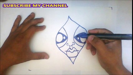 WIZARDS CHARACTER - (ALIEN GRAFFITI CHARACTER)