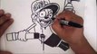 WIZARDS CHARACTER - DRAWING A CLOWN PILOT MARKER SPEED ART