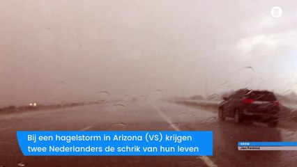 Mega-hagelstorm laat Nederlanders schrikken
