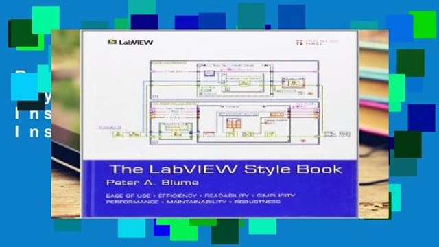 Review The LabVIEW Style Book (National Instruments Virtual Instrumentation)