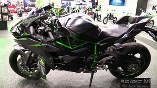 2019 Kawasaki Ninja H2 Carbon - Walkaround - Debut at 2018 AIMExpo Las Vegas