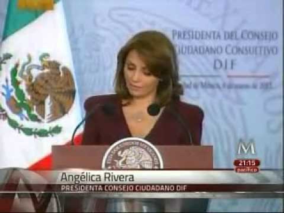 Angélica Rivera asume presidencia del Consejo del DIF