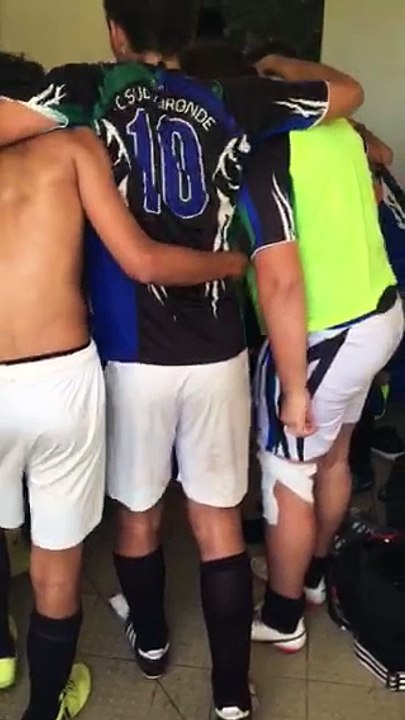 Les U13 chantent à Saint Denis de pile