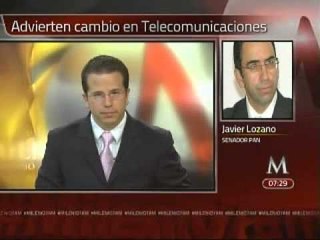 Advierte Lozano de presiones del Consejo del Pacto para telecomunicaciones
