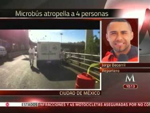 Microbús atropella a 4 personas en Periférico Norte; mueren dos