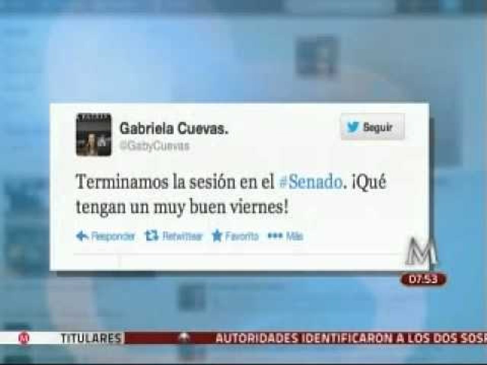 Senadores tuitearon proceso de aprobación de Reforma en Telecomunicaciones