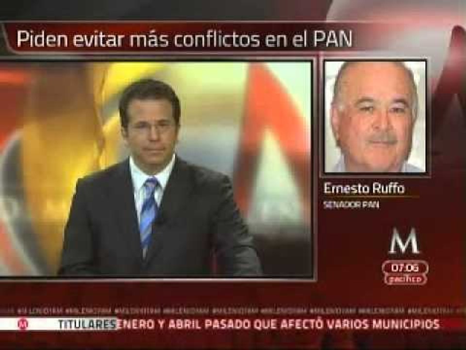 Pide Ernesto Ruffo unidad en el PAN