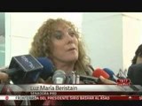Senadora Beristáin se disculpa