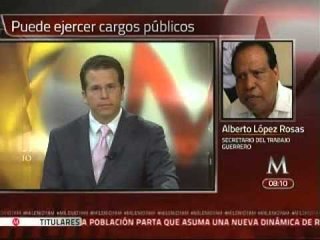 No tengo ningún impedimento legal para ejercer cargo público: López Rosas