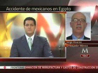 Dan de alta a 16 mexicanos heridos en Egipto