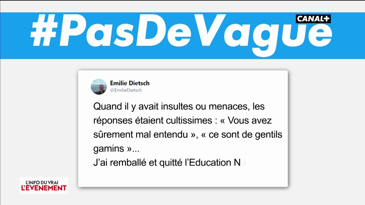 #PasDeVague : le SOS des profs en danger - L'info du vrai du 22/10 - CANAL+