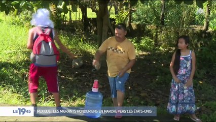 Mexique : les migrants honduriens en marche vers les États-Unis