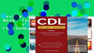 Review  CDL Study Guide Book: Test Preparation   Training Manual for the Commercial Drivers
