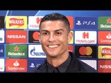 Cristiano Ronaldo Full Pre-Match Press Conference - Manchester United v Juventus - Champions League