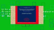 Library  Theory Of Fluctuations In Superconductors (International Series Of Monographs On Physics)