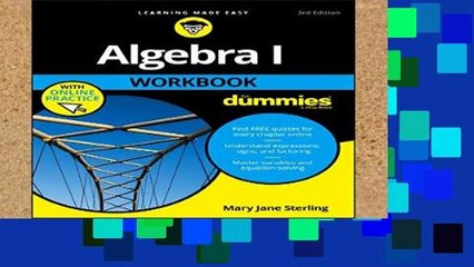 Library  Algebra I Workbook For Dummies