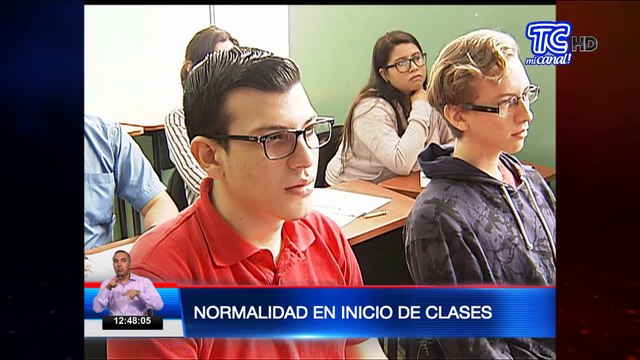 Clases en la Universidad de Guayaquil luego de incidentes
