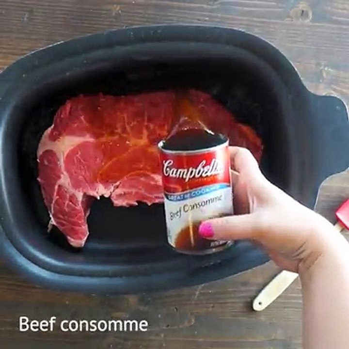 My French Dip recipe has been so popular that I thought I'd better make y'all a video! Such an easy dinner! PRINTABLE RECIPE: