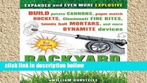 Best product  Backyard Ballistics: Build Potato Cannons, Paper Match Rockets, Cincinnati Fire