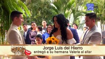 Se casó la hermana menor de Jorge Luis del Hierro