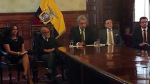 Presidente Moreno anunció destitución de funcionarios responsables del monitoreo de Fernando Alvarado