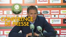 Conférence de presse RC Lens - Gazélec FC Ajaccio (5-0) : Philippe  MONTANIER (RCL) - Hervé DELLA MAGGIORE (GFCA) - 2018/2019